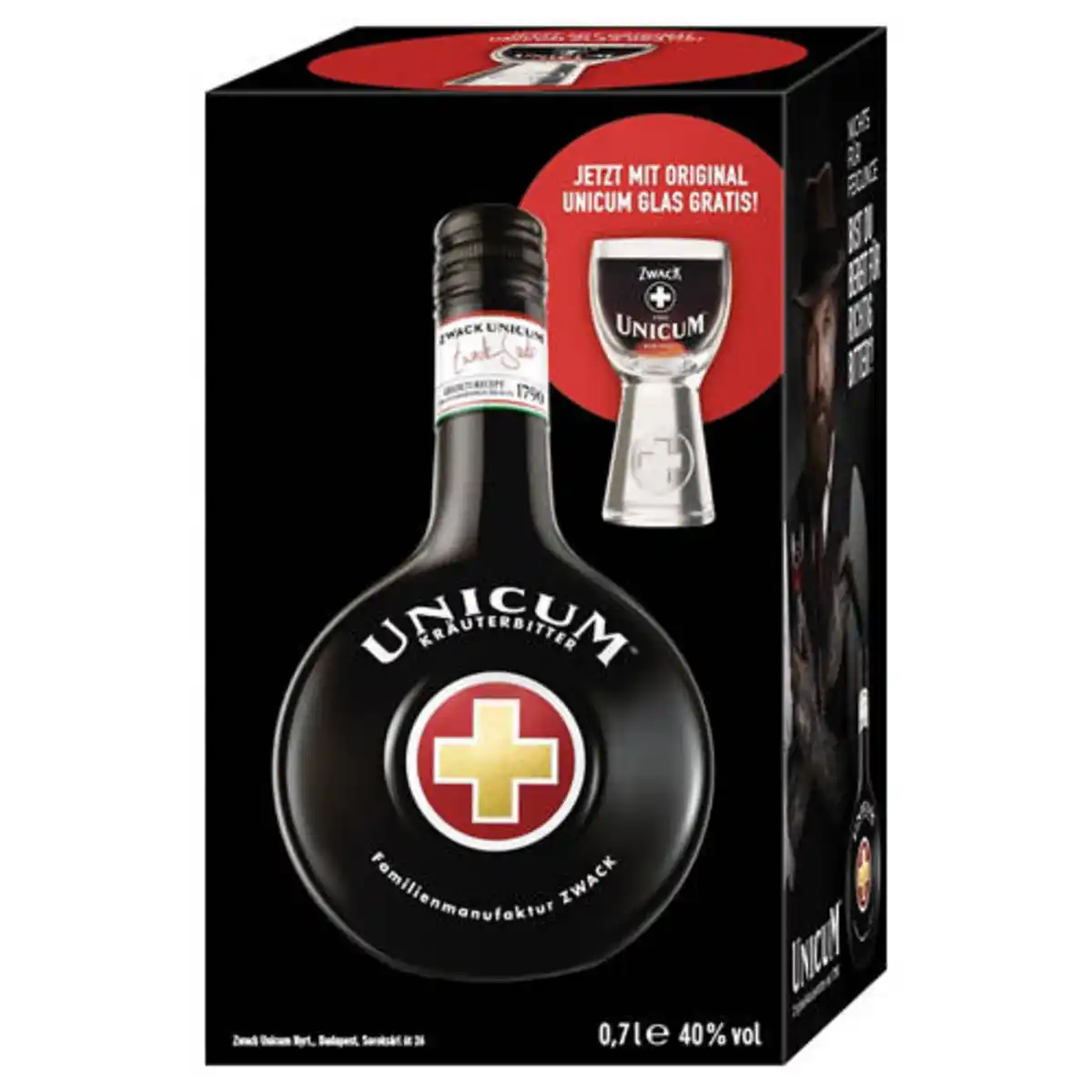 Bild 1 von Unicum 40 % vol. 700 ml Geschenkpackung