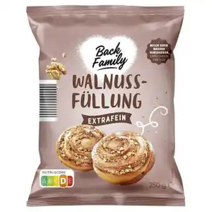 BACK FAMILY Backfüllungen 250 g, Walnuss