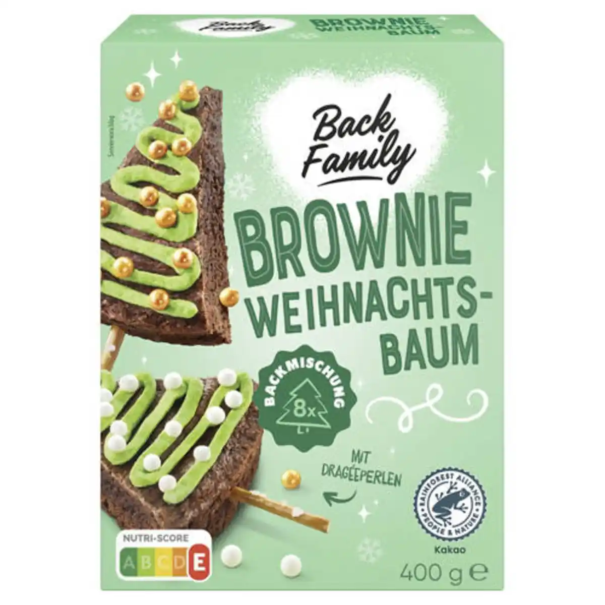 Bild 1 von BACK FAMILY Backmischung Brownie Weihnachtsbaum 400 g
