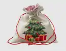 Bild 1 von Geschenksäckchen Tannenbaum Natur, Bunt