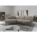 Bild 1 von Sit & More Ecksofa ZOE E, Taupe, Metall, 5-Sitzer, Ottomane links, L-Form, 309x199 cm, Goldenes M, Oeko-Tex® Standard 100, Made in Europe, DGM-Klimapakt, Rücken echt, Armteil rechts, Wohnzimmer, So