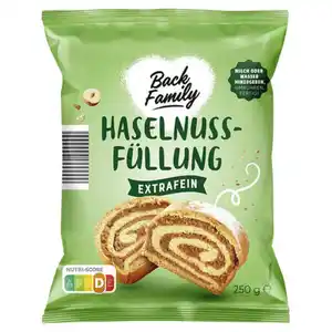 BACK FAMILY Backfüllungen 250 g, Haselnuss