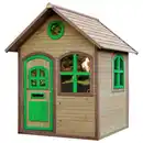 Bild 1 von Spielhaus Spielhaus Julia, Braun, Grün, Holz, 137x175x151 cm, Fsc, EN 71, Outdoor Spielzeug, Spielhäuser