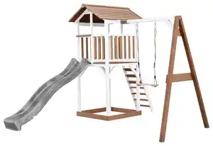 SPIELTURM A025.121.81, Braun, Grau, Weiß
