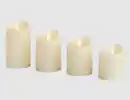 Bild 1 von LED Kerzen-Set Echtwachs 4-tlg