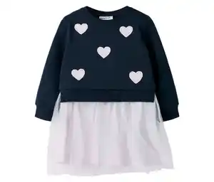 NAME IT Kinder-Sweatkleid mit Tüllrock