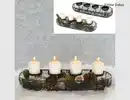 Bild 1 von Adventskranz Metall Schwarz oval