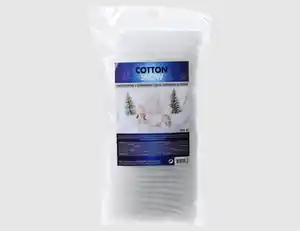Schneewatte Weiß 100g für Weihnachtsdekoration