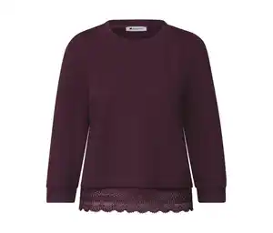 Street One 3/4-Jerseyshirt, rot