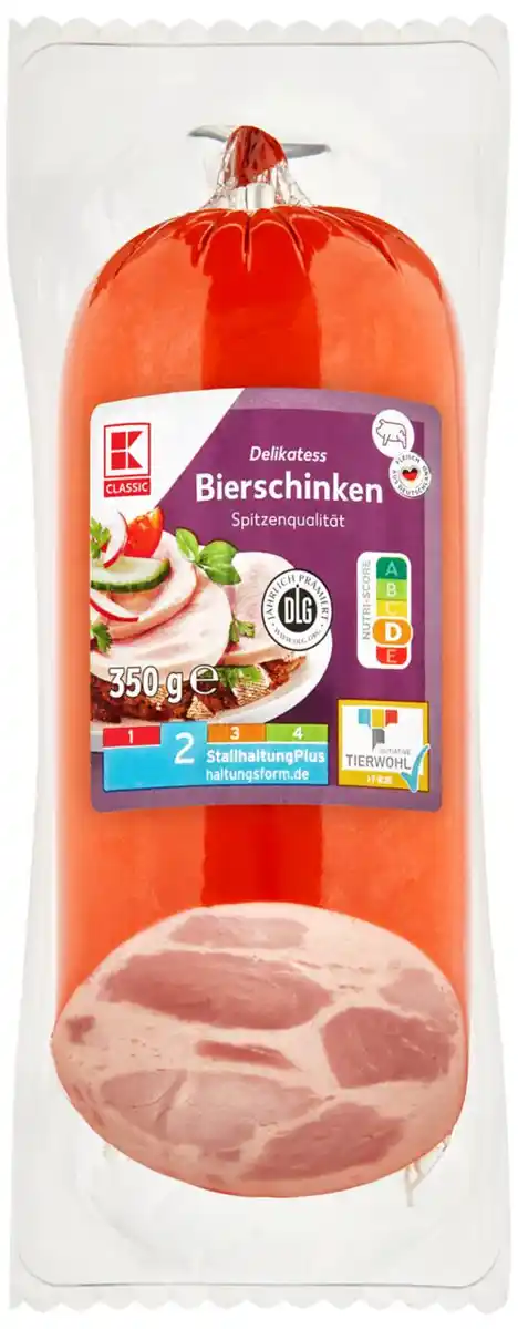 Bild 1 von K-CLASSIC Bierschinken, 350-g-Packg.