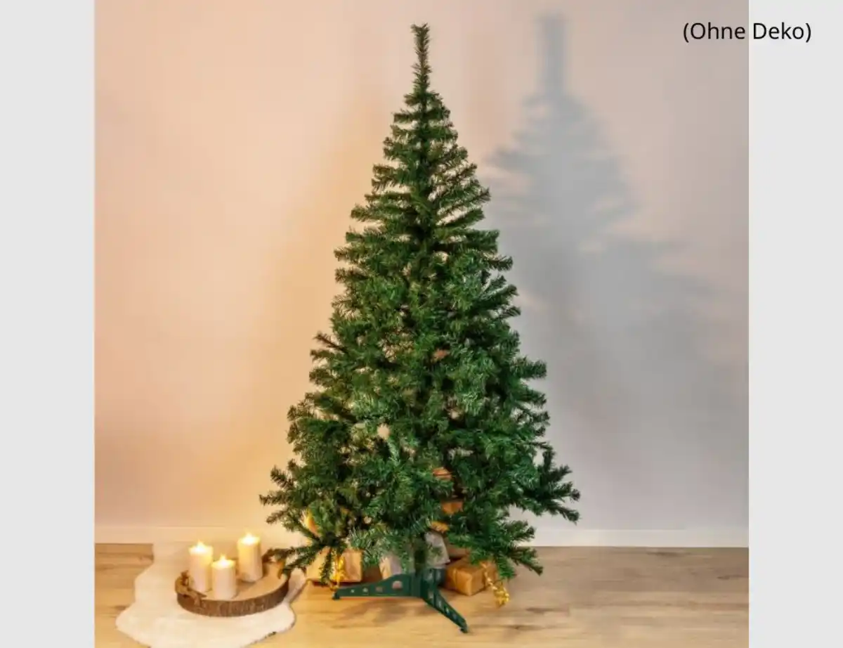 Bild 1 von Künstlicher Weihnachtsbaum Grün 180 cm mit Kunststoffständer