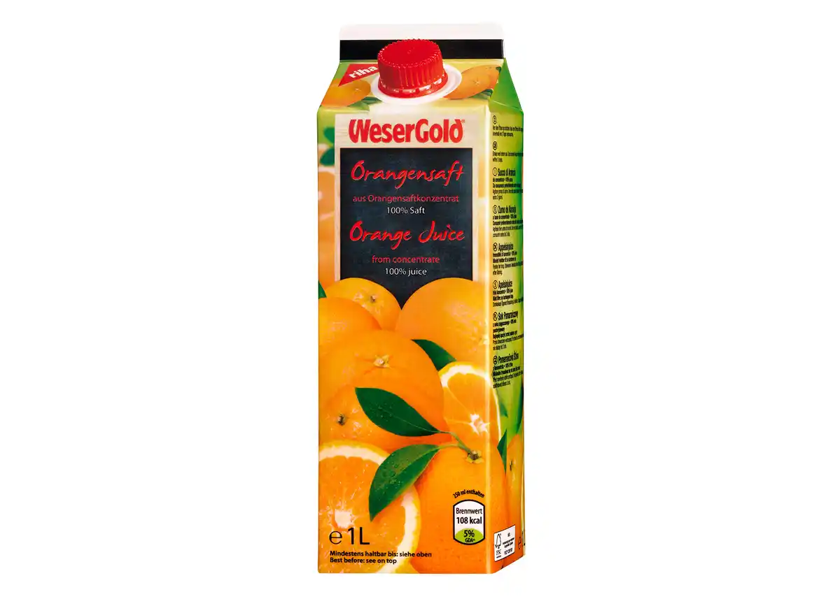 Bild 1 von Wesergold Orangensaft 100% Saft