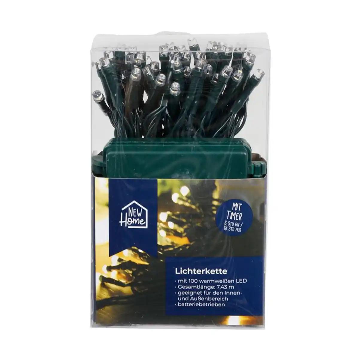 Bild 1 von LED-Lichterkette 100 warmweiße LEDs