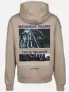 Bild 2 von Herren Hoodie mit kleinem Schriftprint Beige