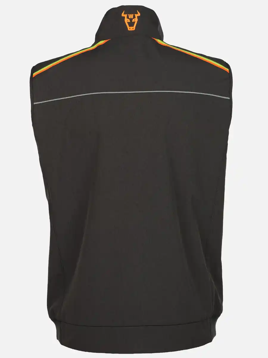Bild 2 von Herren Softshell Weste Grau