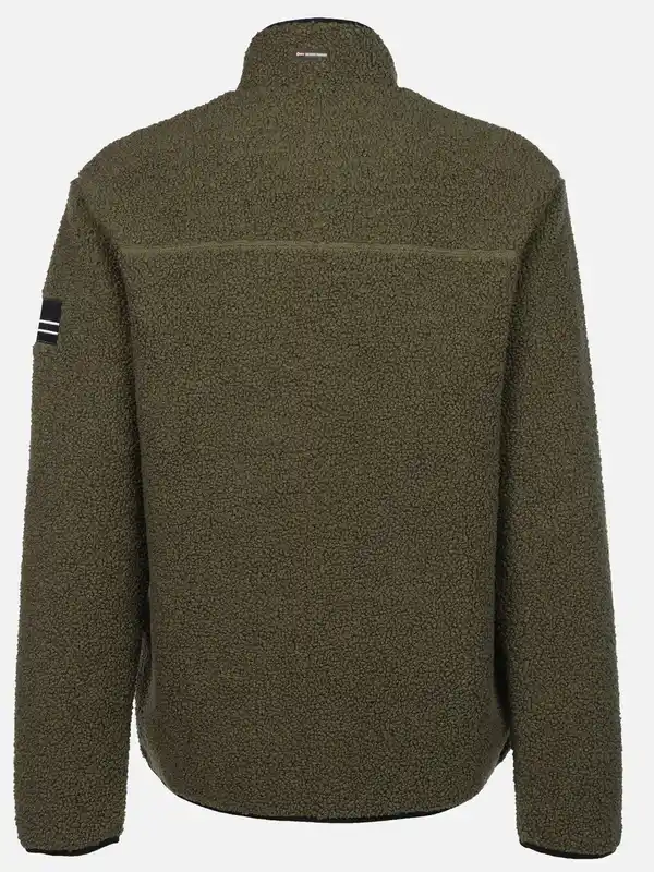 Bild 2 von Herren Teddy Jacke mit Brusttasche Oliv