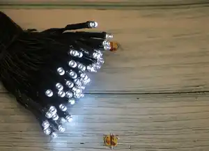 LED-Lichterkette mit 100 kaltweißen LEDs