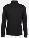 Bild 1 von Herren Jersey Rollkragenshirt Schwarz