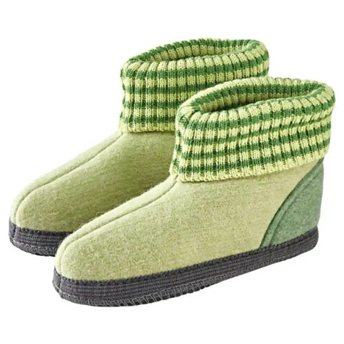 Bild 1 von LILY & DAN Kinder Hüttenschuhe, Grün, 23