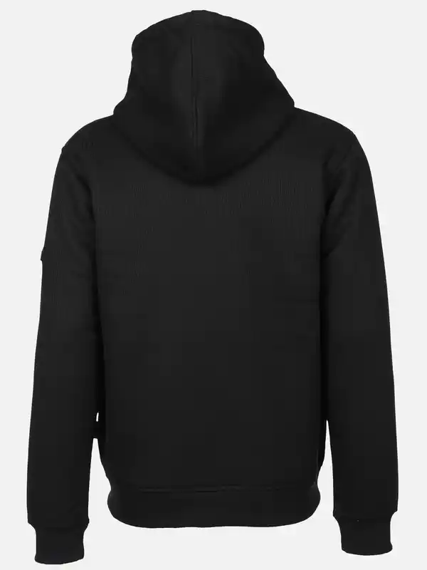 Bild 2 von Herren Kapuzenjacke in Cordoptik Schwarz