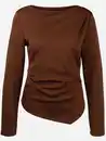 Bild 1 von Vero Moda VMMILLE LS BOATNECK S Shirt Braun