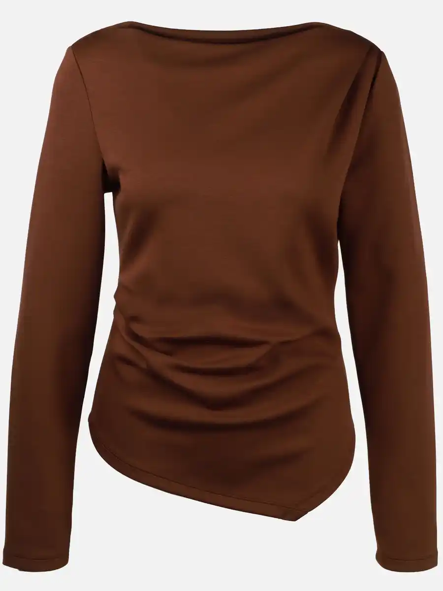 Bild 1 von Vero Moda VMMILLE LS BOATNECK S Shirt Braun