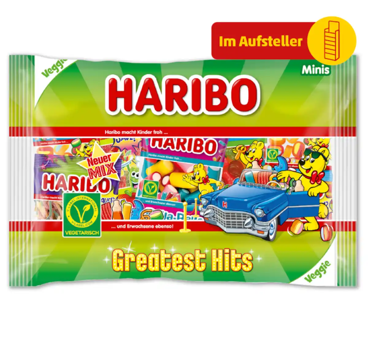 Bild 1 von HARIBO Frucht­gummi Greatest Hits veggie*