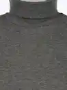 Bild 3 von Herren Jersey Rollkragenshirt Grau