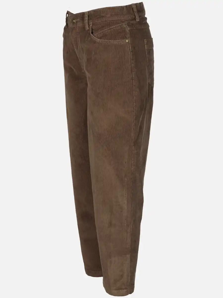 Bild 3 von Damen Barrel Cordhose Braun