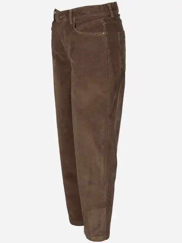 Bild 3 von Damen Barrel Cordhose Braun