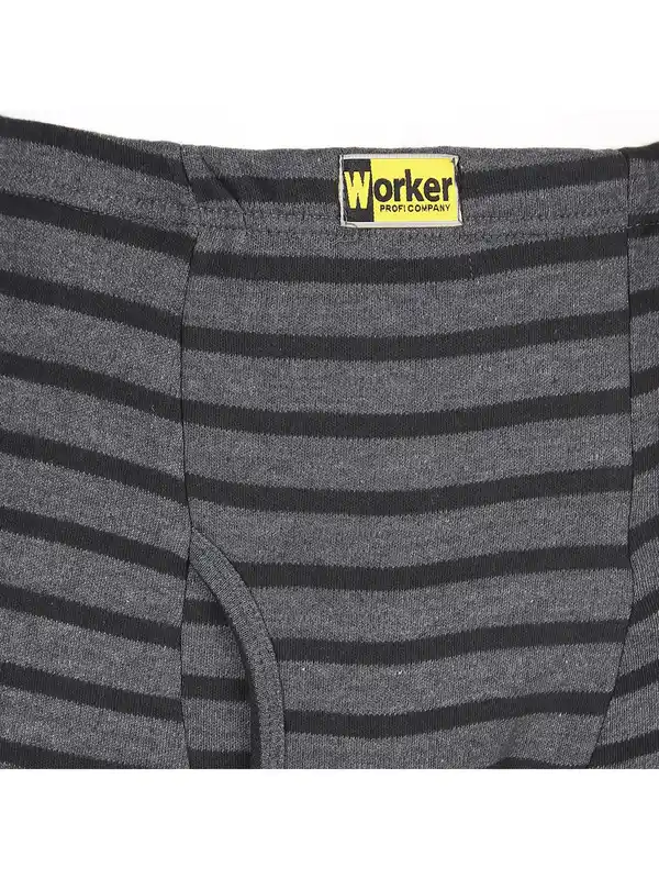 Bild 3 von Herren Unterhose im Ringellook Grau