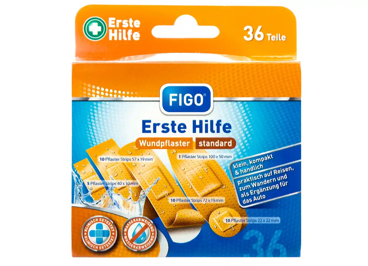 Bild 1 von Figo Pflaster Erste Hilfe Box