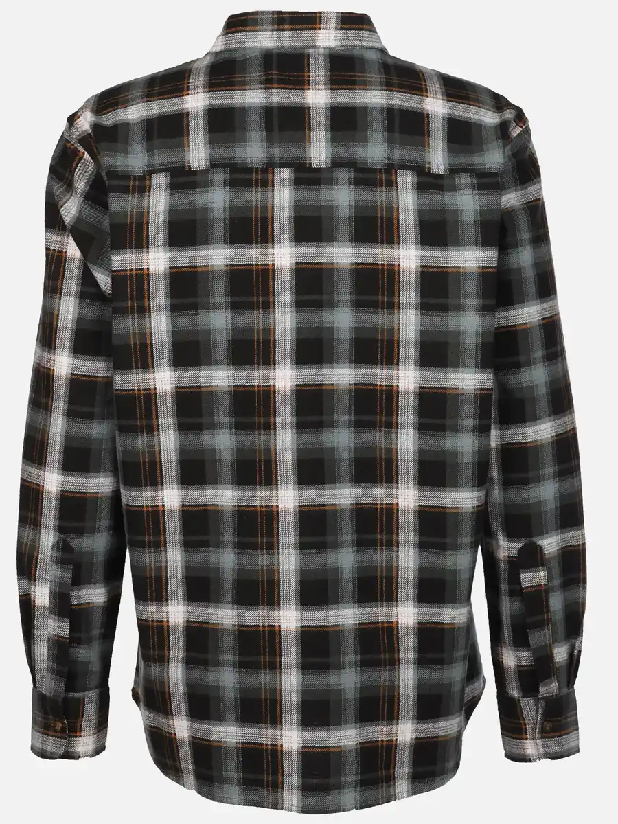 Bild 2 von Herren Arbeitshemd, Flanell Schwarz