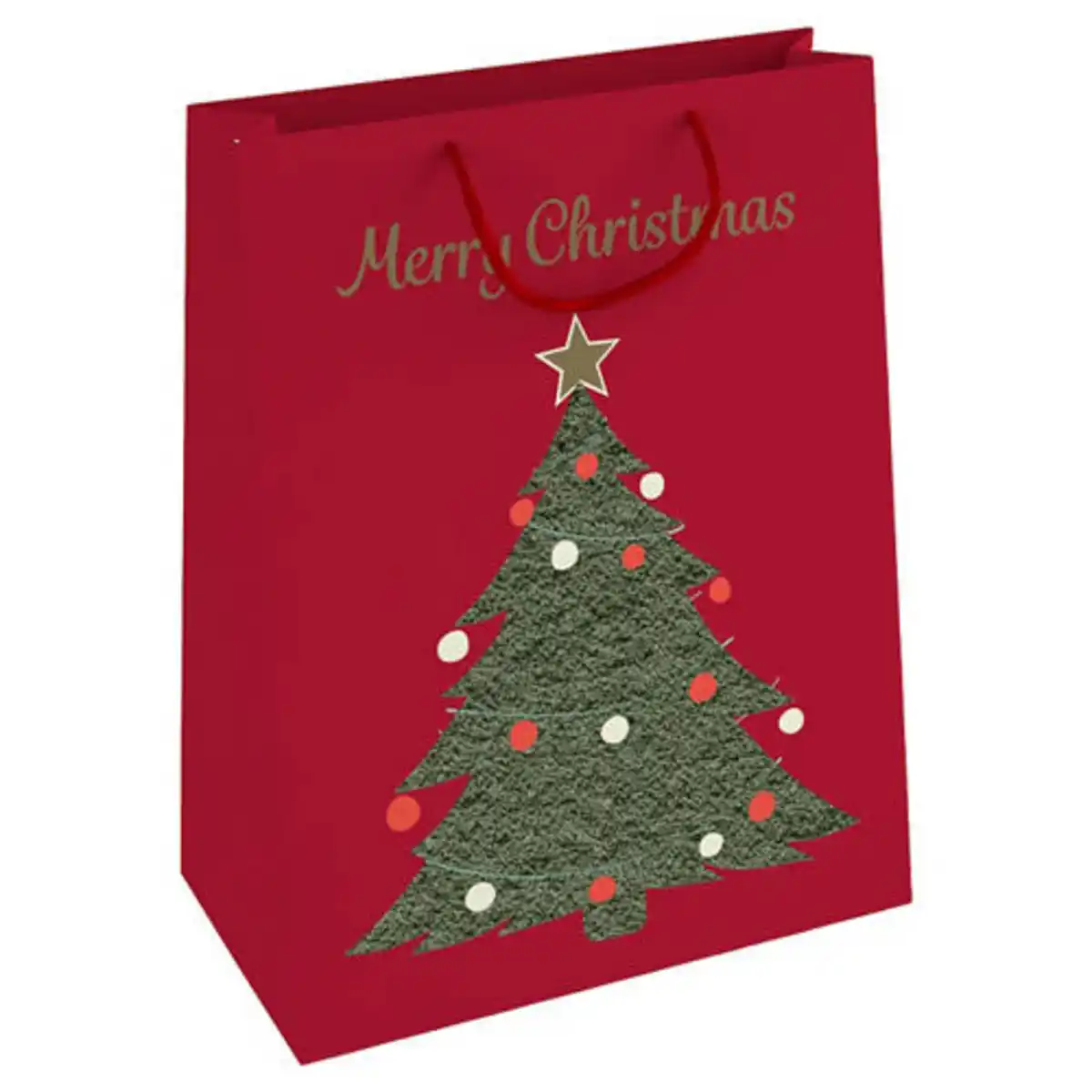 Bild 1 von HOME CREATION Weihnachtsgeschenk-Verpackung, Medium Tasche, Rot