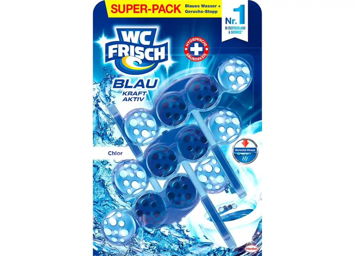 Bild 1 von WC Frisch Blau Kraft-Aktiv Duftspüler