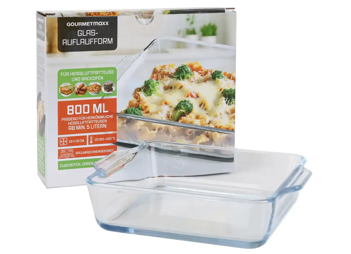Bild 1 von GOURMETmaxx Auflaufform Borosilikatglas