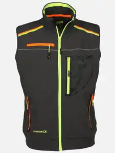 Herren Softshell Weste Grau