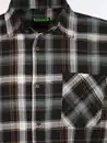 Bild 3 von Herren Arbeitshemd, Flanell Schwarz