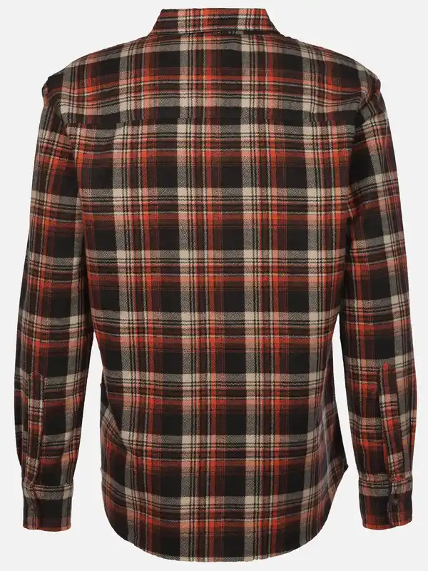 Bild 2 von Herren Arbeitshemd, Flanell Orange