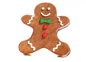Shape-Servietten „Lebkuchenmann“ 12 Stück