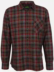 Herren Arbeitshemd, Flanell Rot