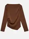 Bild 3 von Vero Moda VMMILLE LS BOATNECK S Shirt Braun
