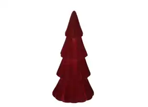Weihnachtsbaum mit Samtüberzug