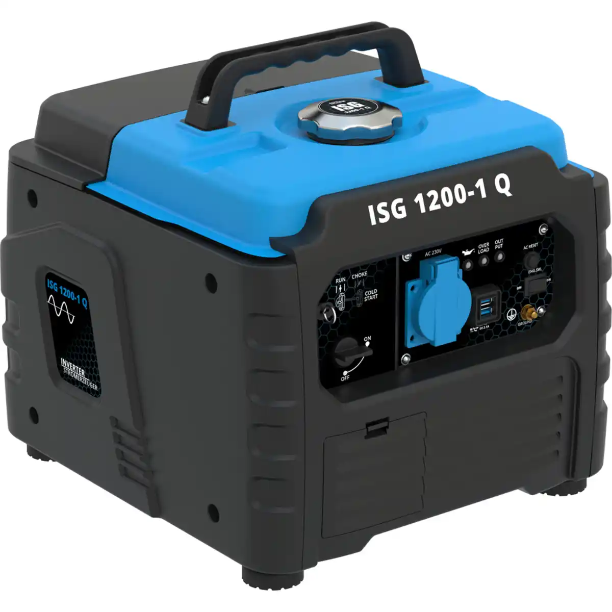 Bild 1 von Güde® Inverter-Stromerzeuger 1200 W Benzinbetrieb mit USB-Anschlüssen