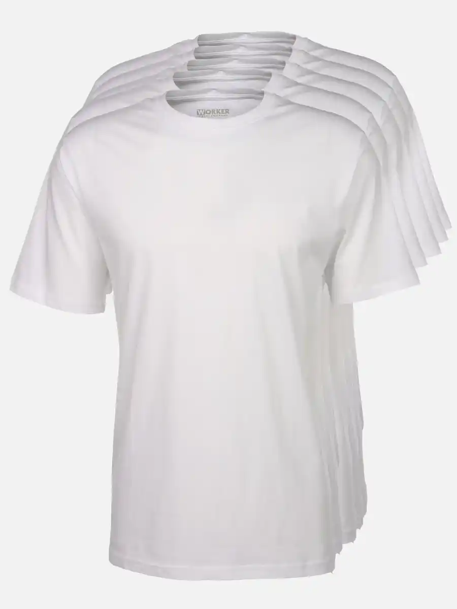 Bild 1 von Herren T-Shirt im 5er Pack Weiß