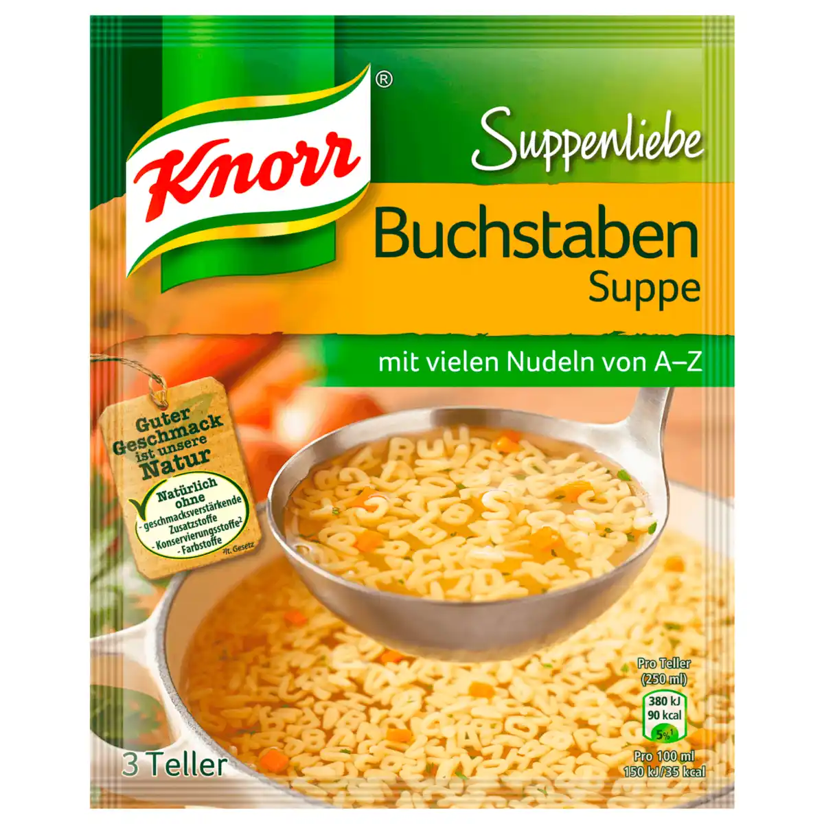 Bild 1 von Knorr Suppenliebe Buchstaben Suppe 3 Teller