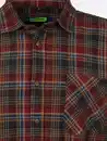 Bild 3 von Herren Arbeitshemd, Flanell Rot