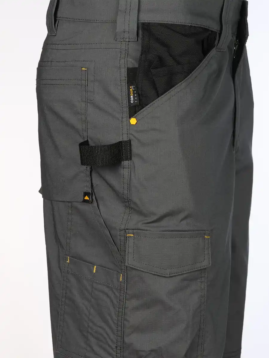 Bild 4 von Herren Arbeitsshorts mit vielen Taschen Grau