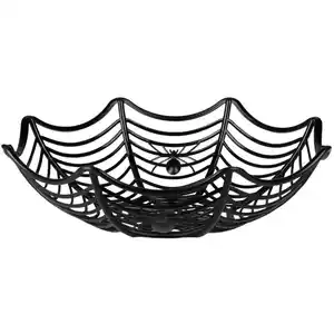 Halloween-Korb Spinnennetz Ø 27 cm