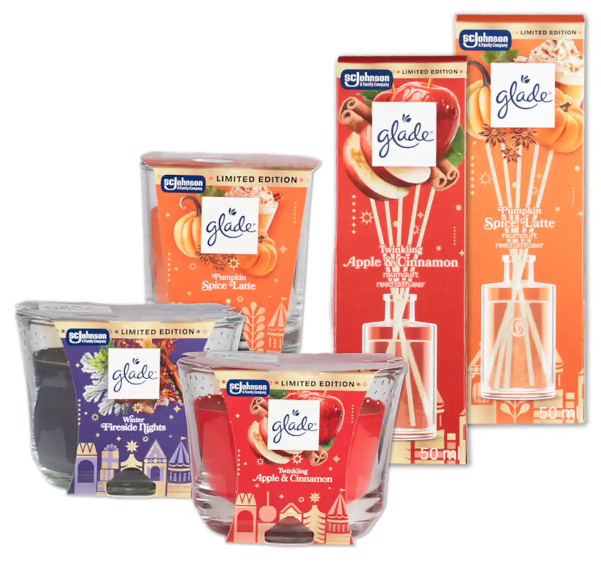 Bild 1 von GLADE Duftkerze im Glas oder Raumduft LIMITED EDITION*